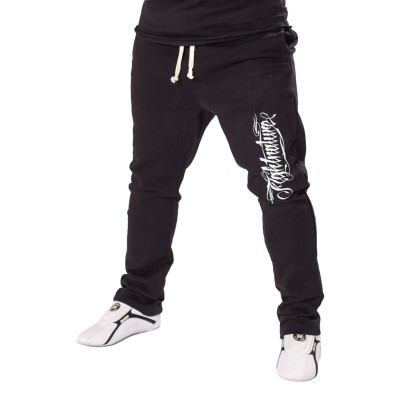 FIGHTNATURE Pantalon de survêtement à entrejambe bas