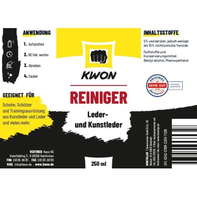 KWON Reiniger voor leer en synthetisch leer  2