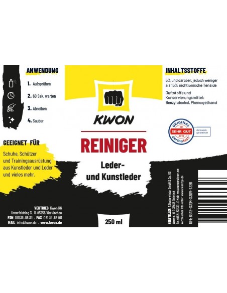KWON Reiniger voor leer en synthetisch leer  KWON Reiniger voor leer en synthetisch leer