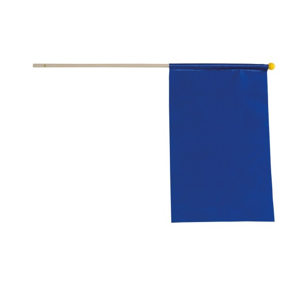 Juryvlaggen met houten palen 