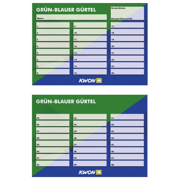 Training cards 50 pieces