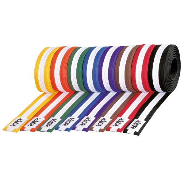 Ceintures Budo multicolores  