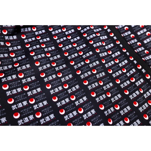 Hoodie noir reversible avec broderie JKA belgium