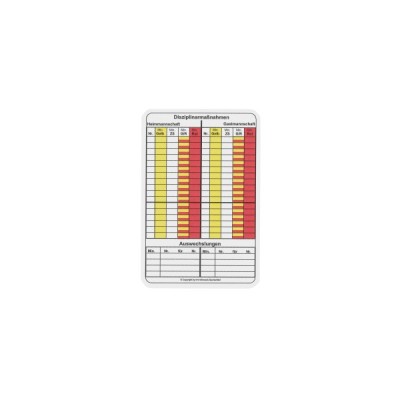 Match record pads, football  2