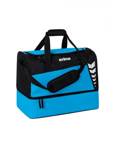 SIX WINGS Sports Bag with Bottom Compartment 