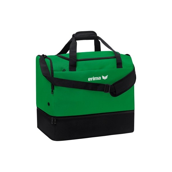 Team sports bag with bottom compartment 