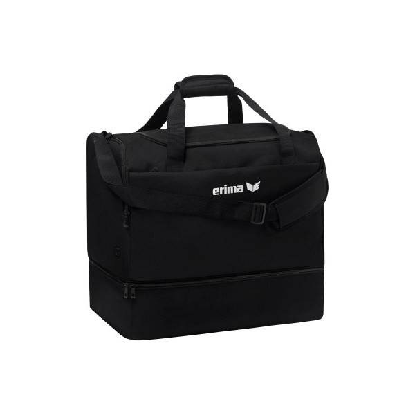 Team sports bag with bottom compartment 