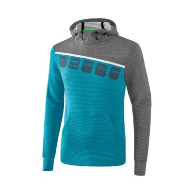 5-C sweatshirt met capuchon