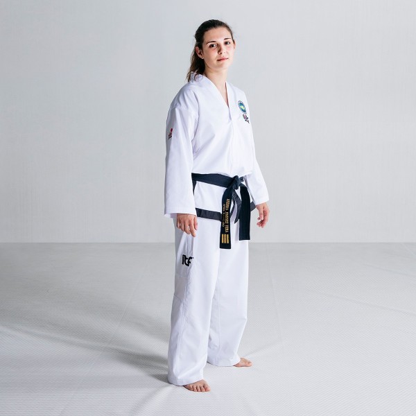 ProWear zwarte band ITF Dobok 