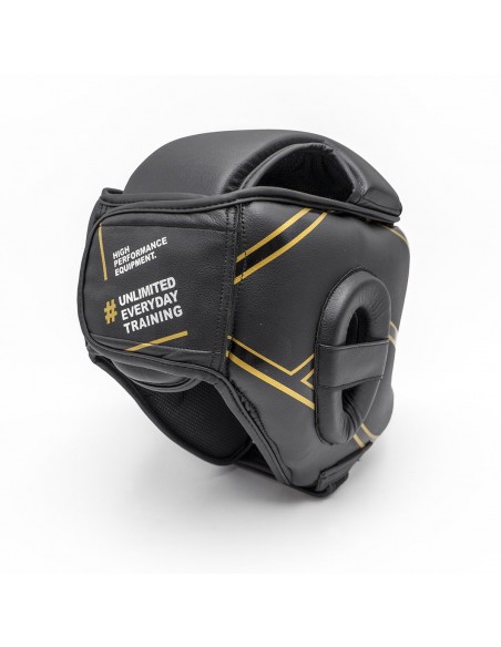 Sparring-hoofdbeschermer met ijzeren staaf  Sparring-hoofdbeschermer met ijzeren staaf