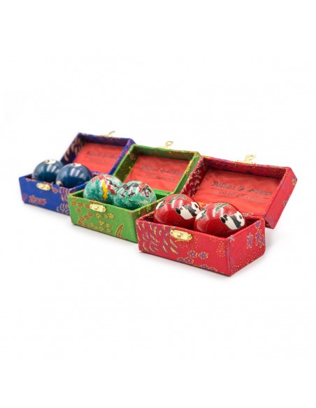 Cloisonné Baoding-ballen  Cloisonné Baoding-ballen