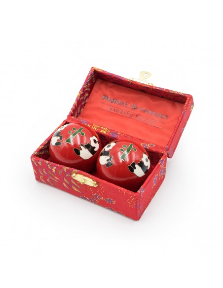 Cloisonné Baoding-ballen  Cloisonné Baoding-ballen