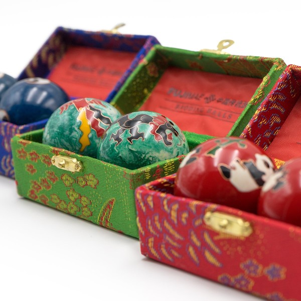 Cloisonné Baoding-ballen