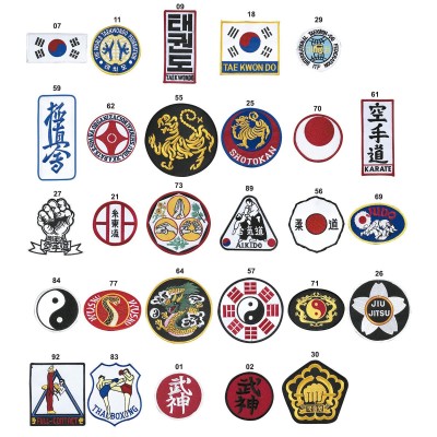 Embroidered Shield. Several styles