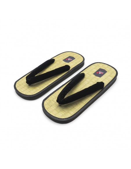 Rice-Straw Y Zori Sandals 