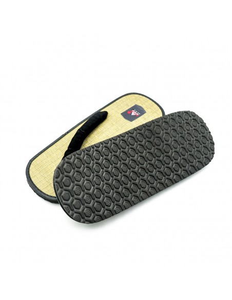 Rice-Straw Y Zori Sandals 