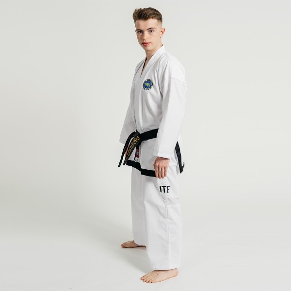 Training Lite Black Belt ITF Dobok 