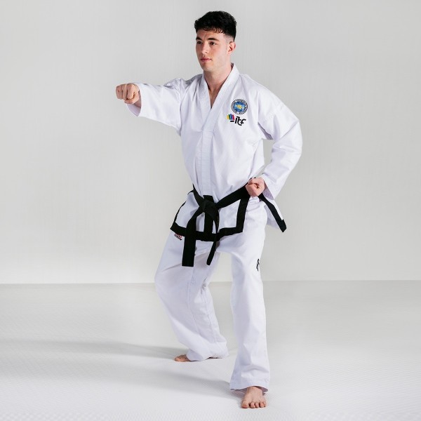 Dobok ITF Approved Training Lite Black Belt 