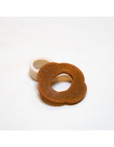 Tsuba for bokken with rubber 