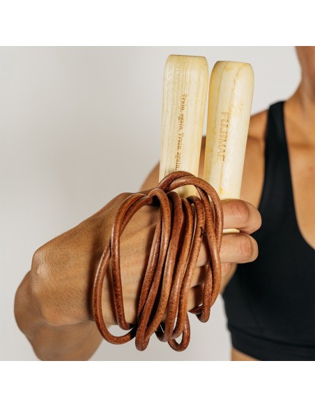 FUJIMAE leren springtouw 