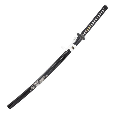 Forged Steel Katana. Black