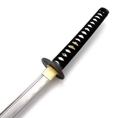 Katana van gesmeed staal. Wit  2
