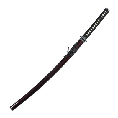 Stainless Steel Katana. Maroon
