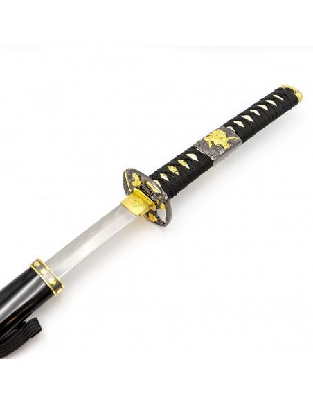 Katana van roestvrij staal. Zwart 