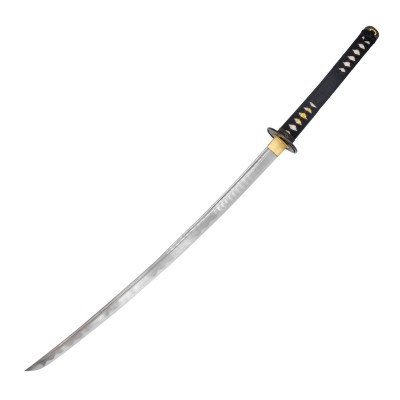 Katana Acier Damas. Noir  2