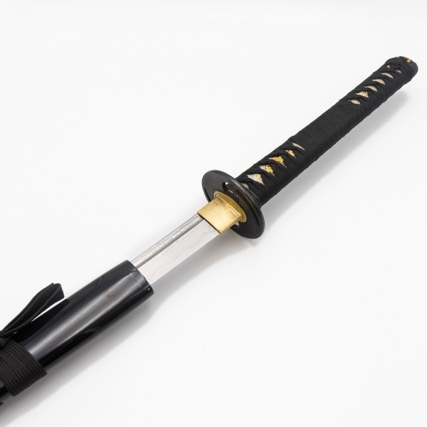 Damascus Steel Katana. Black