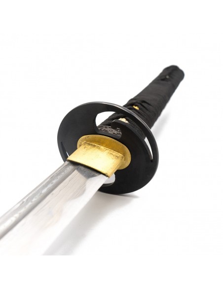 Damascus Steel Katana. Black  Damascus Steel Katana. Black