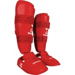 Protège-tibias et coup de pied de karaté (approuvé WKF)