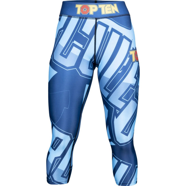Collants d'entraînement trois quarts, leggins "Hercules" pour femme
