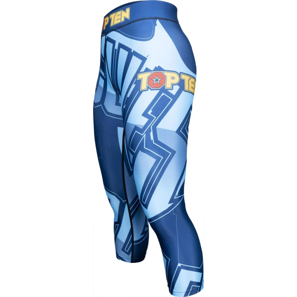 Collants d'entraînement trois quarts, leggins "Hercules" pour femme
