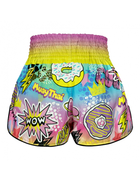 TUFF Muay Thai Boksshort Hooggesneden Retro Stijl "The Savage Boy"  TUFF Muay Thai Boksshort Hooggesneden Retro Stijl "The Savage Boy"