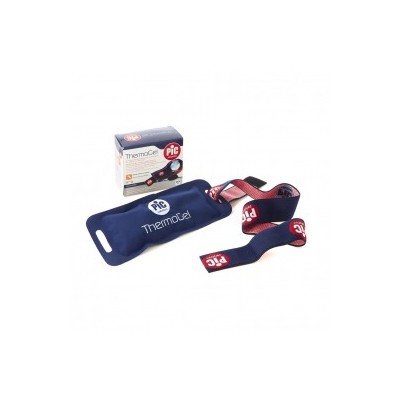 Reusable hot/cold compress with strap