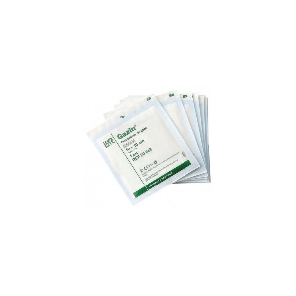 Compress 10 x 10 cm - pack of 10 