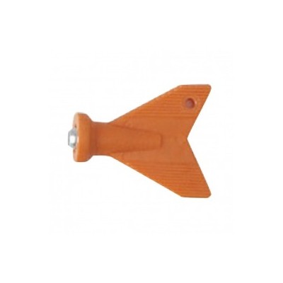 Steel key for athletic spike - 2 sides