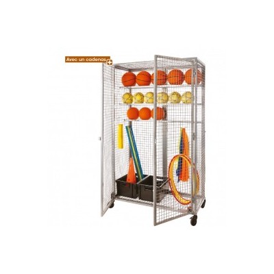 Multi-use storage cabinet