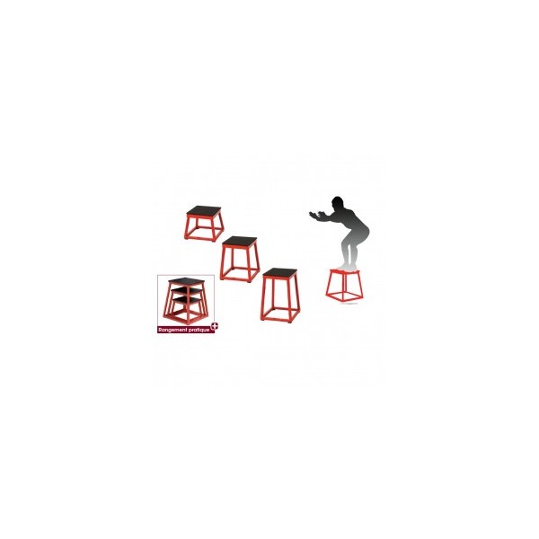 Plyometric platform - set of 3 platforms 