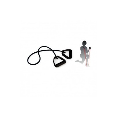 Elastic tube with handle - Black