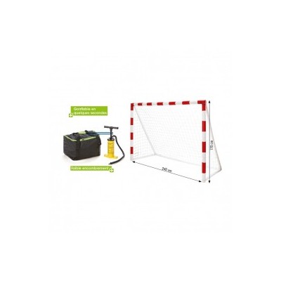 Pair of inflatable handball goals - 2.40 x 1.70 m