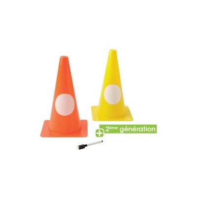 Set of 5 cones 30 cm for marking