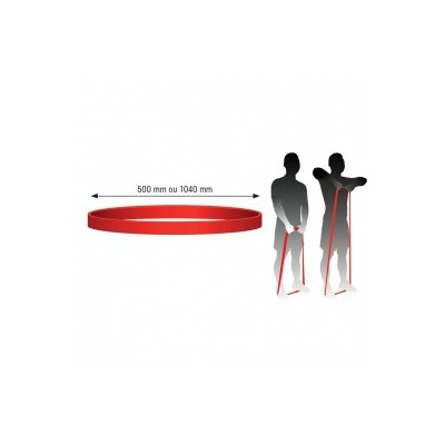Tenue de kickboxing "Airtex" - taille XL = 190 cm, noir-rouge 
