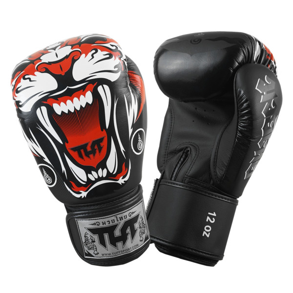 TUFF Muay Thai Boxing Tiger Gloves 