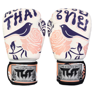 TUFF Muay Thai Boxing Roses Gloves  2