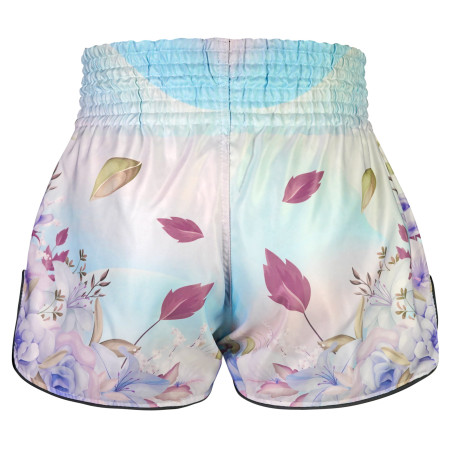 TUFF Muay Thai Boxing Shorts High-Cut Retro Style "Akai Tsuru The Red Crane"  TUFF Muay Thai Boxing Shorts High-Cut Retro Style "Akai Tsuru The Red Crane"