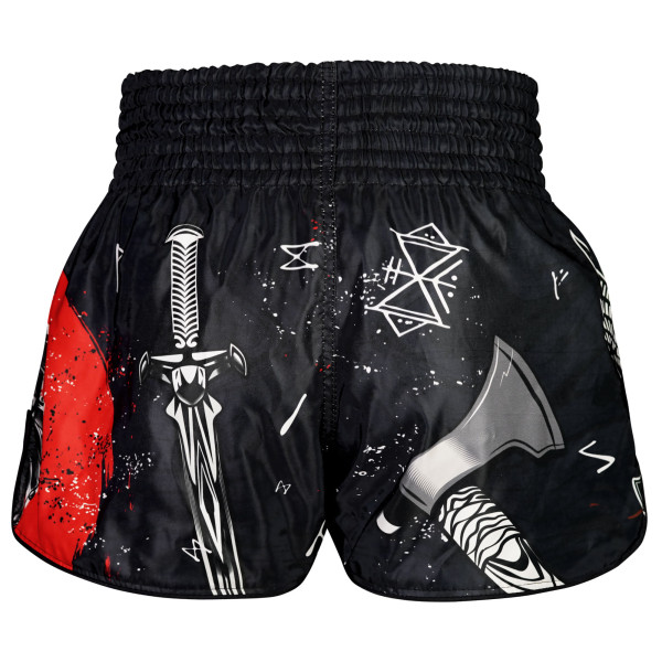 TUFF Muay Thai Boxing Shorts High-Cut Retro Style "The Barbarian"
