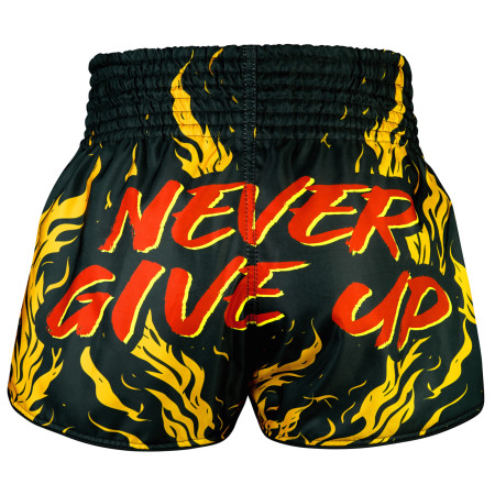 TUFF Muay Thai Boxing Shorts High-Cut Retro Style "The Gigantic Beast"  TUFF Muay Thai Boxing Shorts High-Cut Retro Style "The Gigantic Beast"