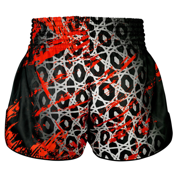 TUFF Muay Thai Boxing Shorts High-Cut Retro Style "Kong Rampage"